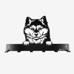 HWG-37_Akita_Inu_wandgarderobe_leinenhalter_a