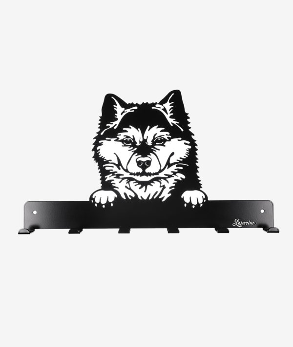 HWG-37_Akita_Inu_wandgarderobe_leinenhalter_a