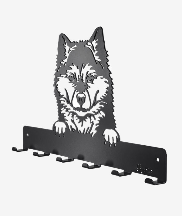 HWG-37_Akita_Inu_wandgarderobe_leinenhalter_b