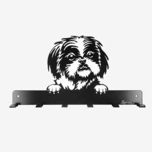 HWG-1_Shih_Tzu_leinenhalter_wandgarderobe_a