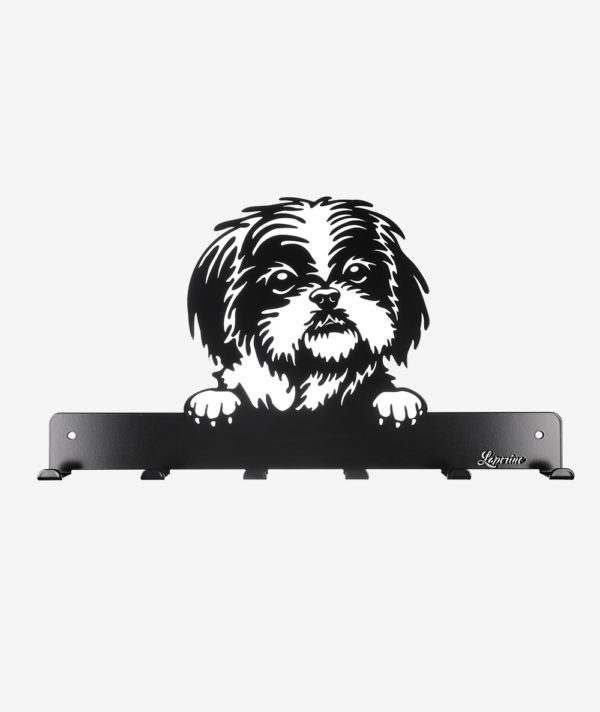 HWG-1_Shih_Tzu_leinenhalter_wandgarderobe_a