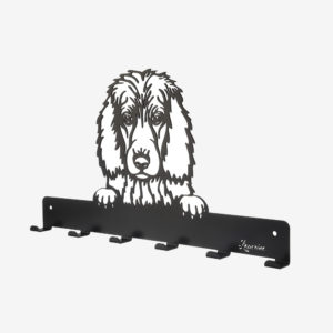 HWG-39_Cocker_Spaniel_leinenhalter_wandhalterung_b