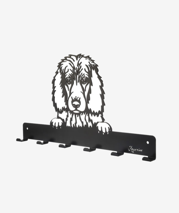 HWG-39_Cocker_Spaniel_leinenhalter_wandhalterung_b