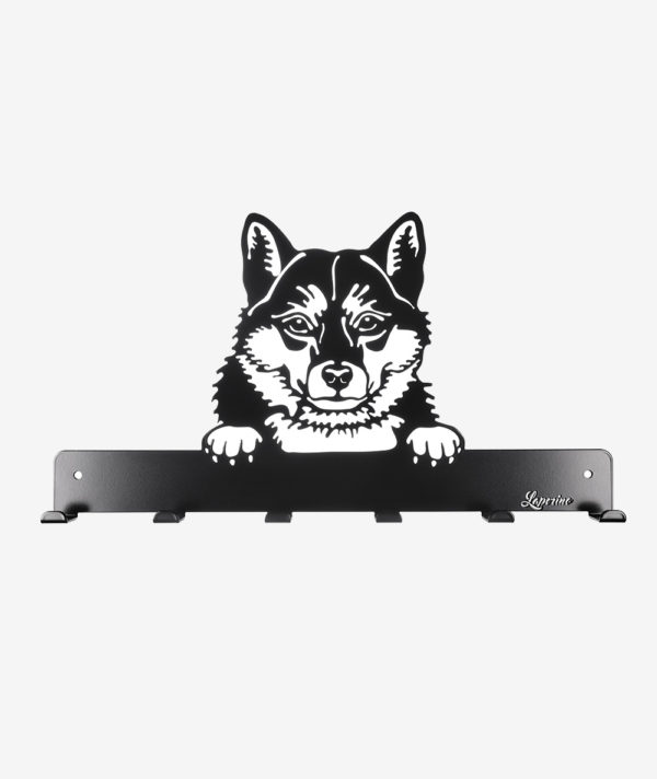 HWG-41_Shiba_Inu_leinenhalter_wandgarderobe_a