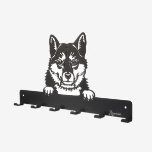 HWG-41_Shiba_Inu_leinenhalter_wandgarderobe_b