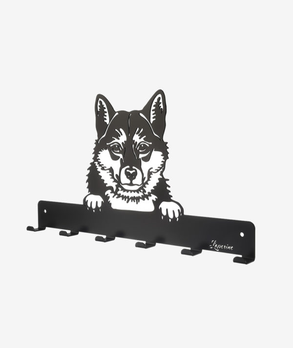 HWG-41_Shiba_Inu_leinenhalter_wandgarderobe_b